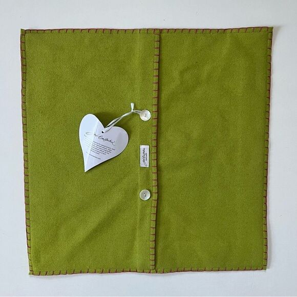 Jan Constantine NWT Wool Floral Pillowcase - Picture 4 of 6